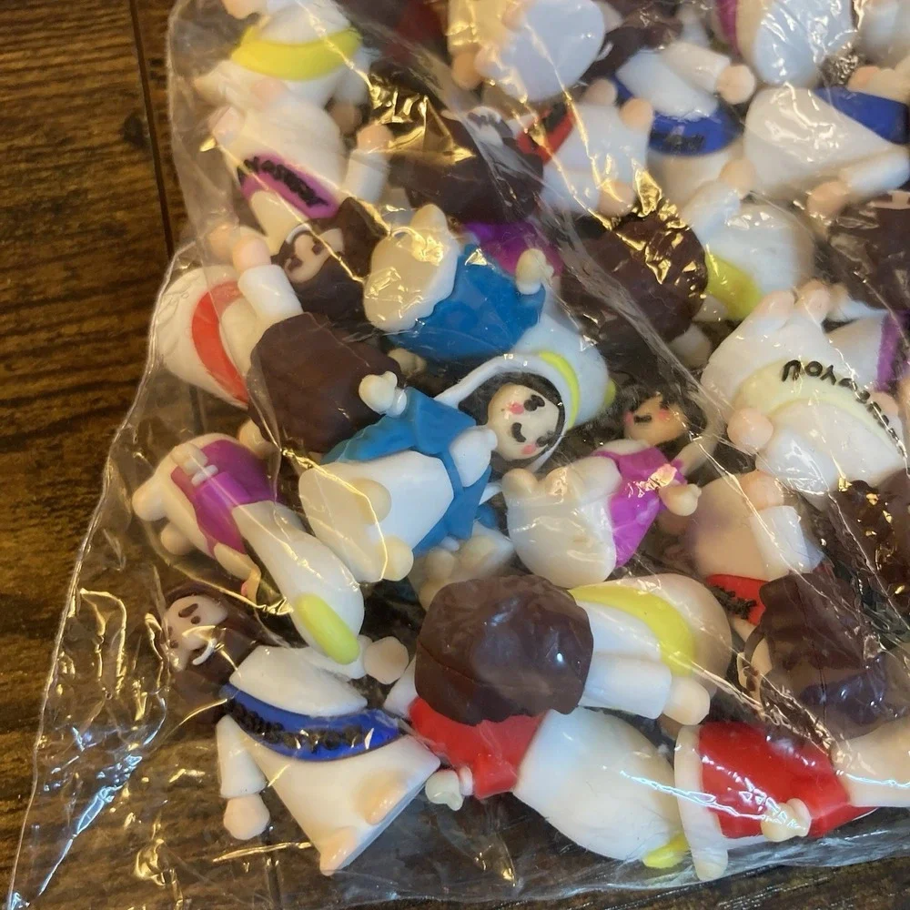 Jesus & Mary Figures‎ Lot of 40 Mini Multi-Color Party Favor 1.5